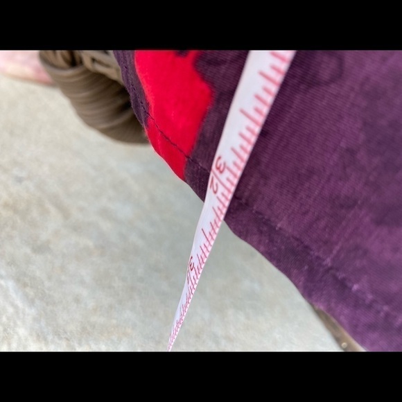 Vintage C.M.Shapes 3X leaves  Print Blouse Gorgeous 1980’s padded shoulders - Picture 10 of 12